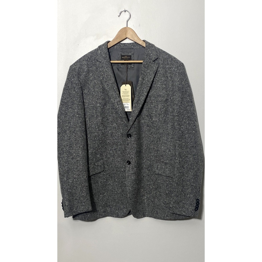 NWT - Rodd & Gunn Haast Wool Blazer Men's XL Ash Gray Italian Fabric $395 Retail